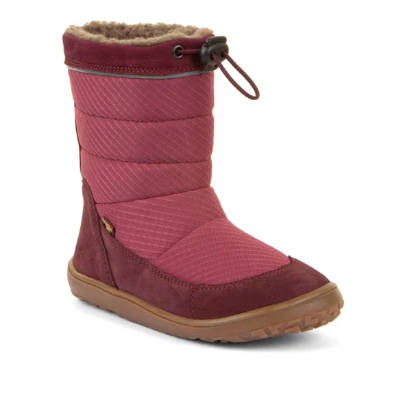 Froddo Barefoot Up Tex Snow Wool Bordeaux winter boots - Image 2