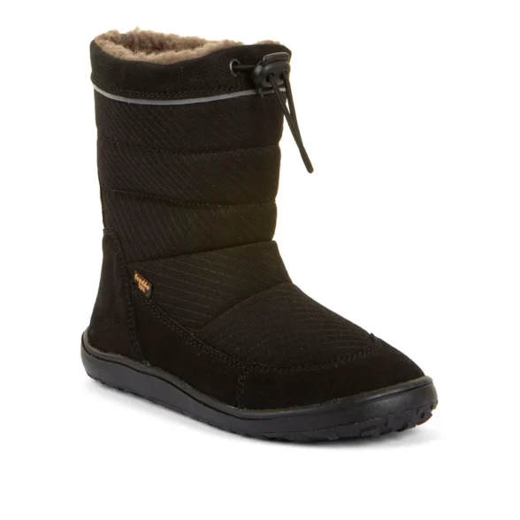 Froddo Barefoot Up Tex Snow Wool Black winter boots