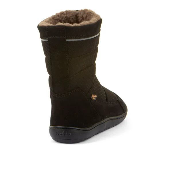 Froddo Barefoot Up Tex Snow Wool Black winter boots - Image 4