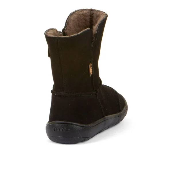 Froddo Barefoot Tex Suede Black winter boots Black (2025) - Image 5