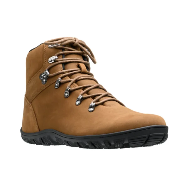freet chamois brown pruuni värvi nahast veekindla voodriga unisex barefoot saapad naistele ja meestele
