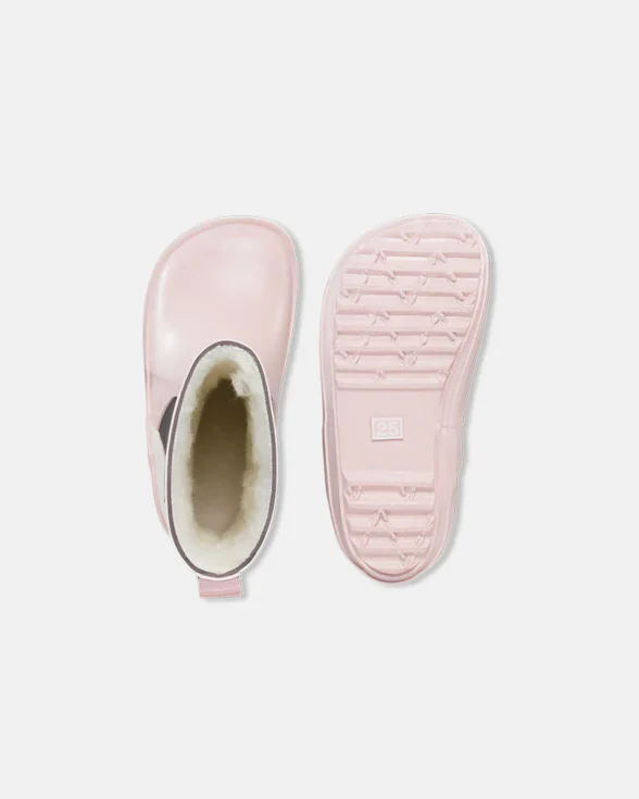 Bundgaard Aspen Old Rose Black lined rubber boots - Image 3