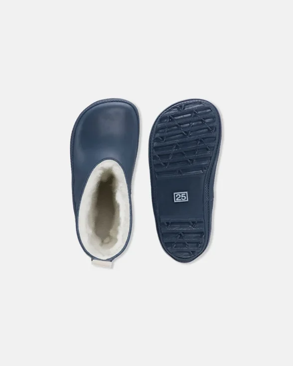 Bundgaard Aspen Navy lined rubber boots - Image 3