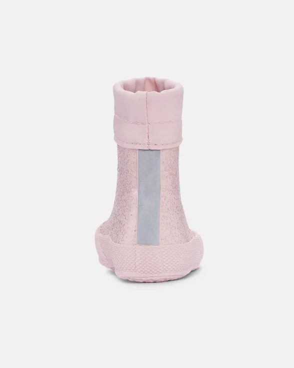 Bundgaard Malik Old Rose Sparkle lined rubber boots - Image 2