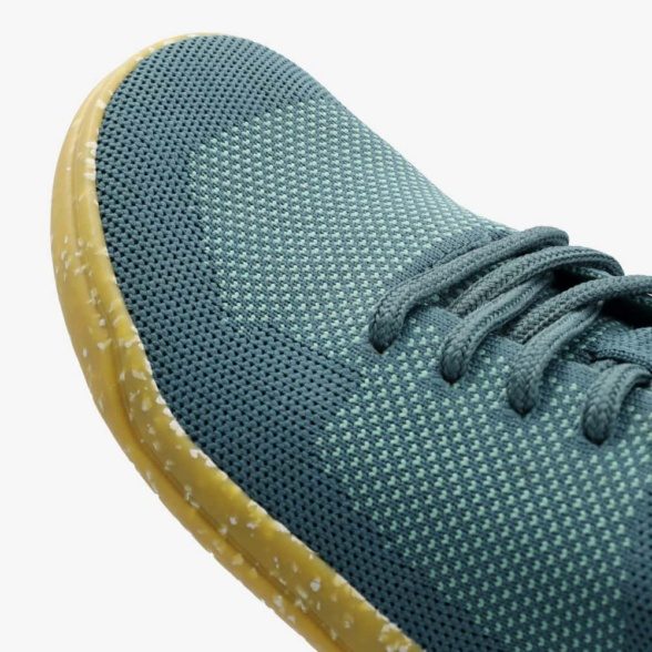 groundies active knit teal/jade sinist tooni kootud kangast kerged ja mugavad barefoot tennised vaba aja veetmiseks või sportimiseks unisex mudel