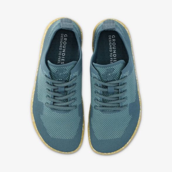 groundies active knit teal/jade sinist tooni kootud kangast kerged ja mugavad barefoot tennised vaba aja veetmiseks või sportimiseks unisex mudel