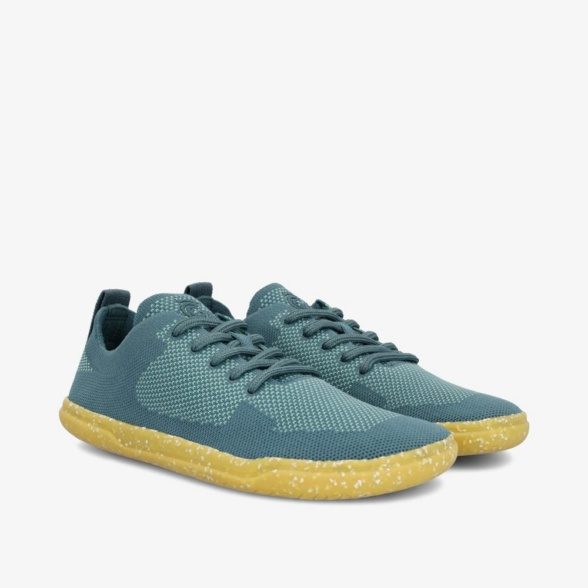 groundies active knit teal/jade sinist tooni kootud kangast kerged ja mugavad barefoot tennised vaba aja veetmiseks või sportimiseks unisex mudel
