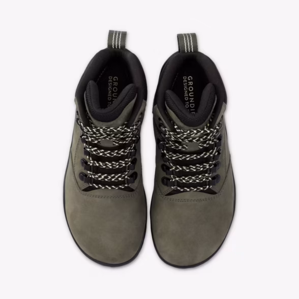 Groundies Portland Khaki/Lime hiking boots - Image 4