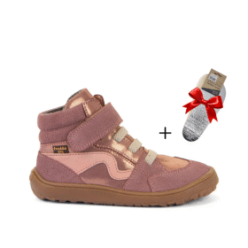 Froddo Barefoot Tex Go Pink/Gold saapad + KINGITUS 🎁