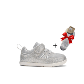 Xero Shoes Prio Little Kids Silver Glitter + KINGITUS 🎁
