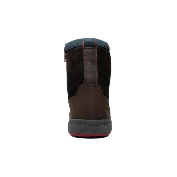 Blusun 080 brown pruuni värvi sooja villase voodri ja lukuga unisex barefoot saapad meestele ja naistele