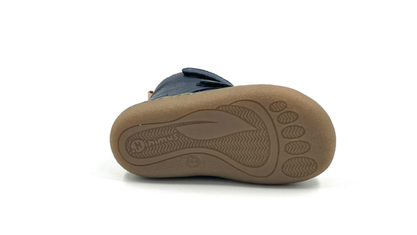 Minimus Robin 2 navy sinist värvi sooja voodriga barefoot saapad lastele