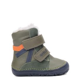D.D.Step Emerald Orange Stripe winter boots