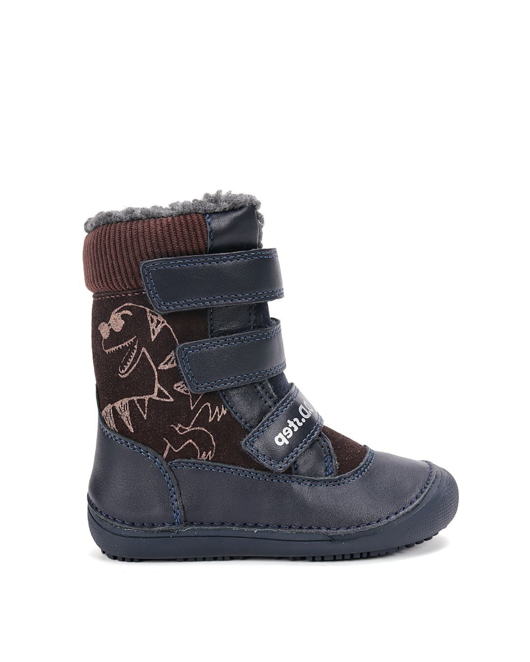 D.D.Step Chocolate Dinosaur winter boots