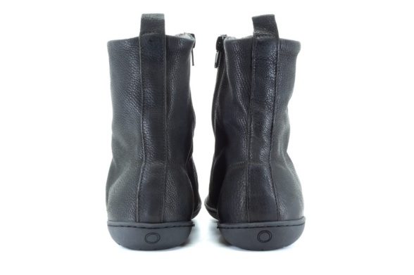 mukishoes igneous talvesaapad sooja villase voodri ja lukuga üleni musta värvi barefoot talvesaapad