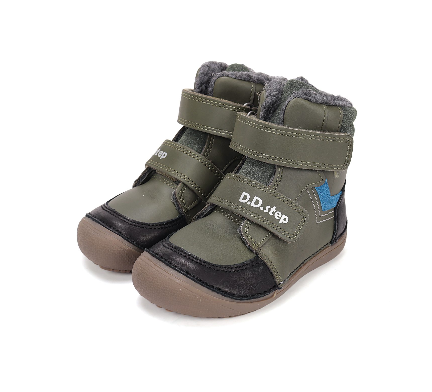 D.D.Step Emerald Blue Stripe winter boots - Image 3