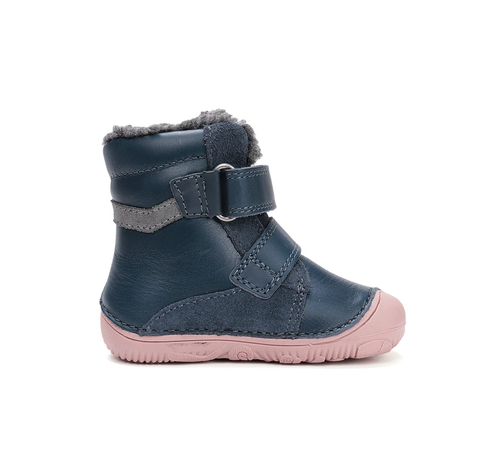 D.D.Step Royal Blue Pink Stripe winter boots - Image 4