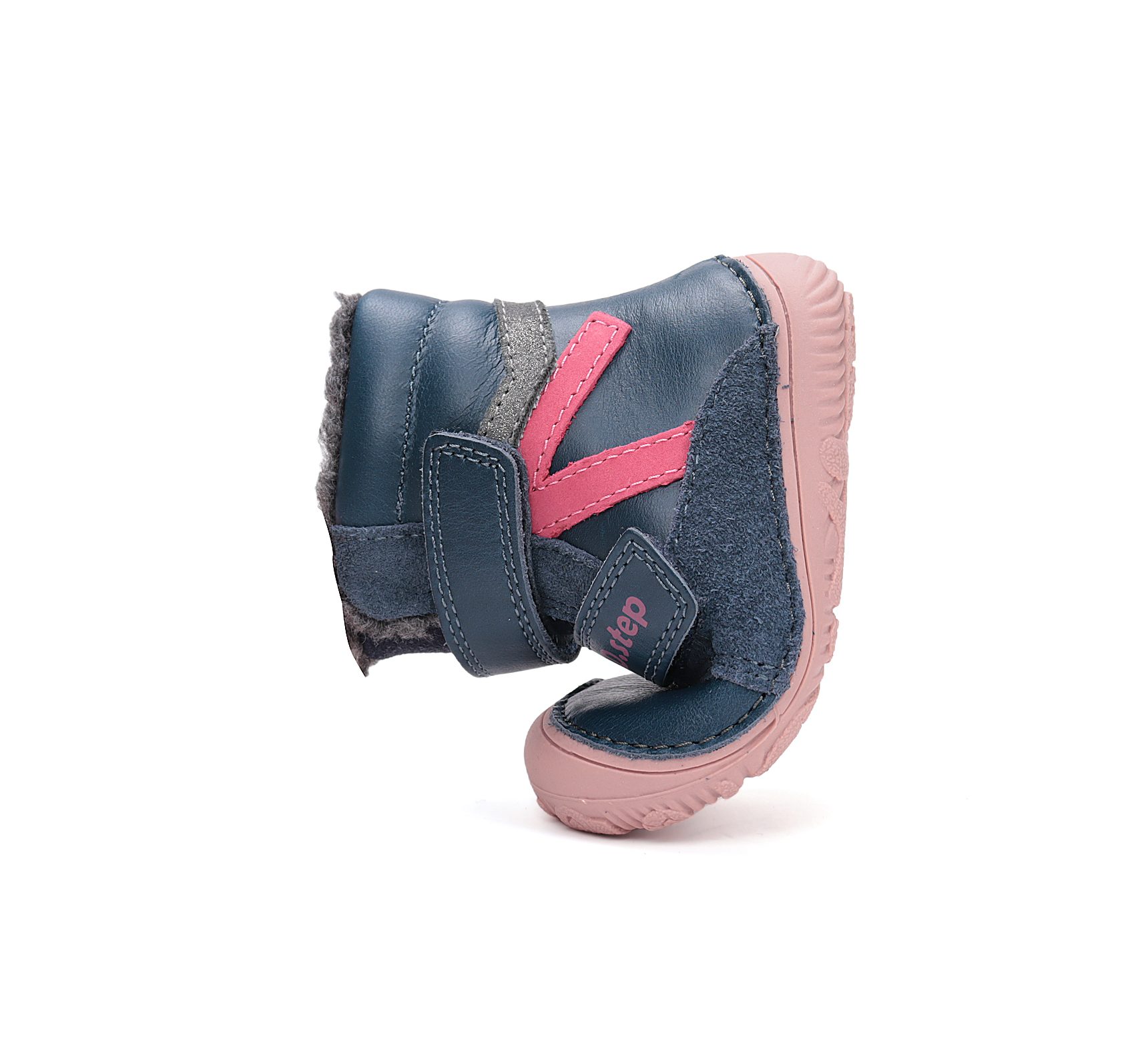 D.D.Step Royal Blue Pink Stripe winter boots - Image 6