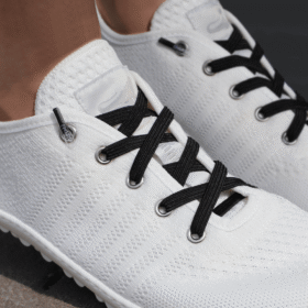 Leazy black elastic laces