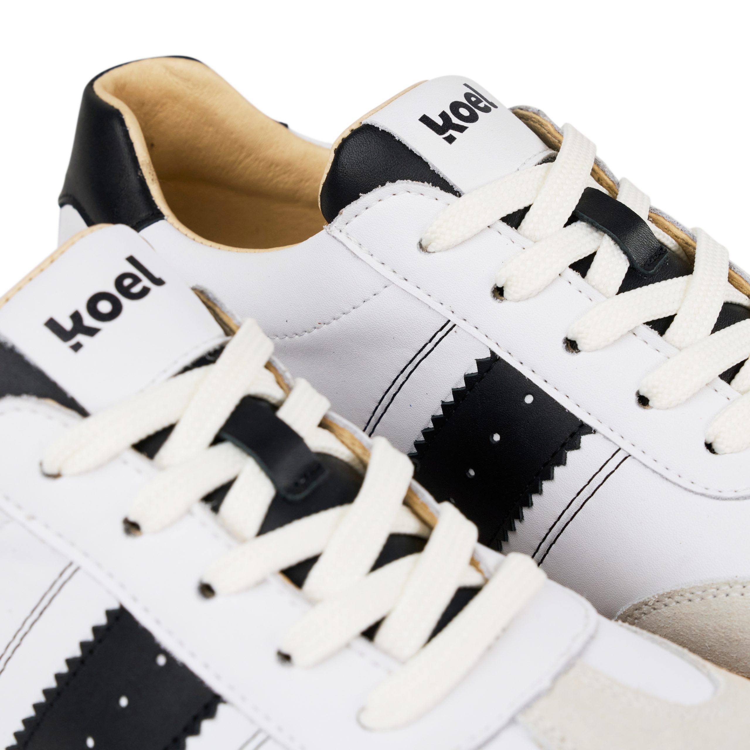 koel francie nahast valget värvi unisex barefoot tennised