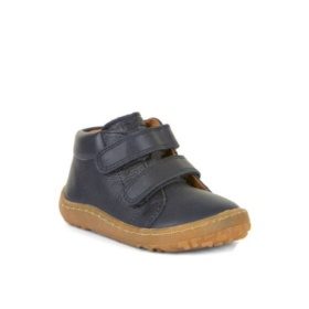 froddo barefoot first step dark blue vetthülgavast nahast kahe krõpsuga laste barefoot poolsaapad kevadeks
