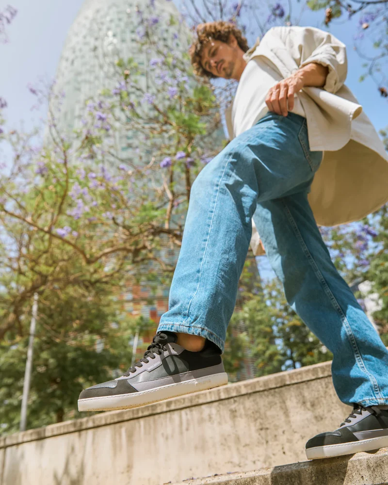 muris majorca men black musta värvi valge tallaga barefoot tossud meestele